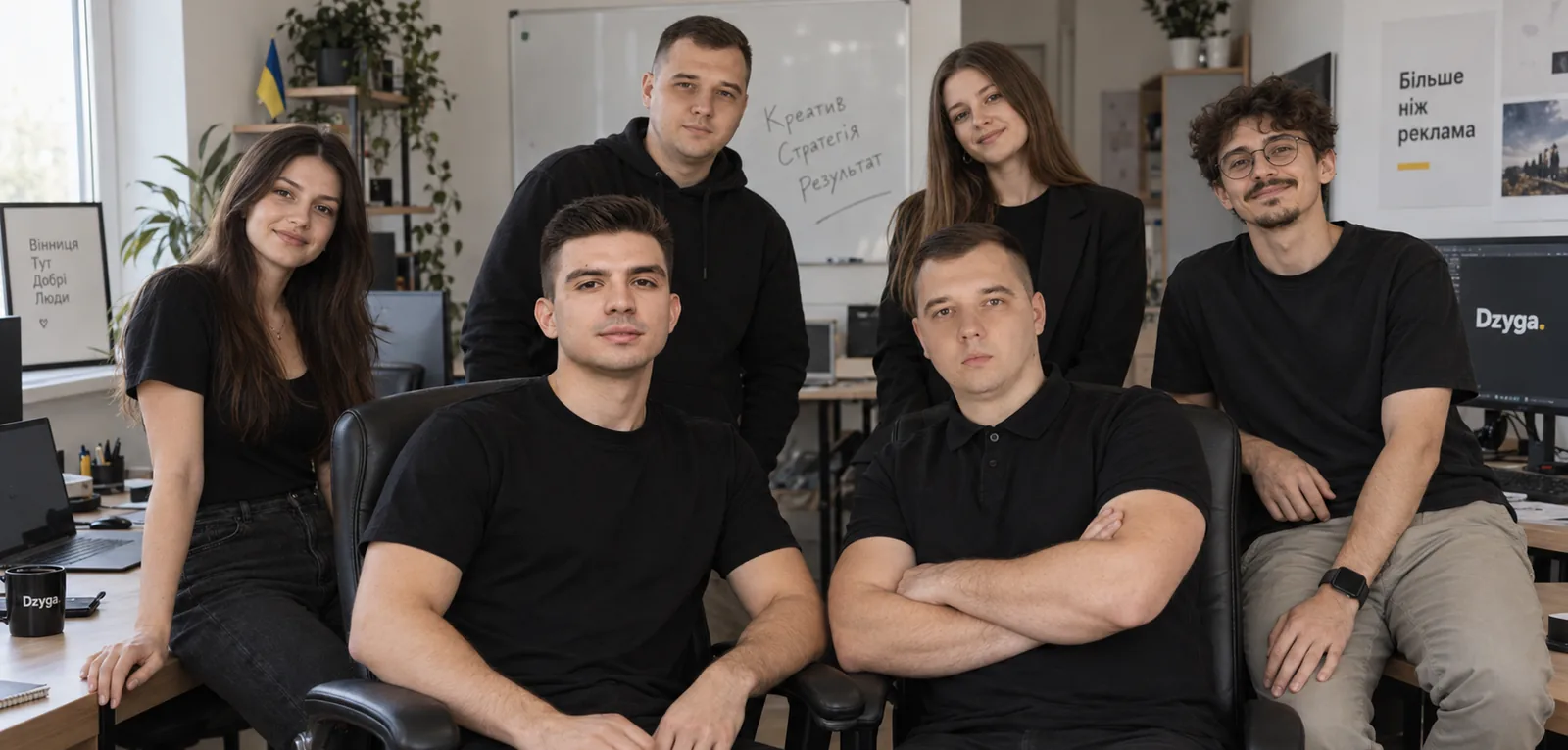 Команда DZIGA в офісі у Вінниці